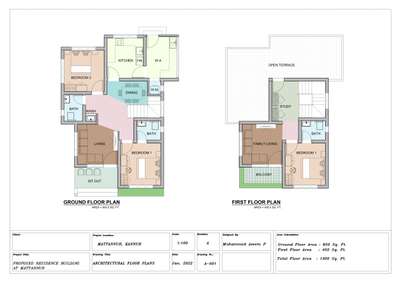 Project 151- Architectural Floor plans