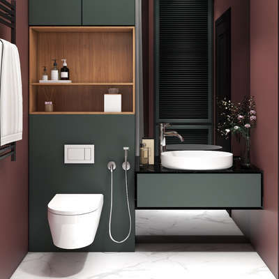 Bathroom Interior. New Project
 #BathroomDesigns #BathroomIdeas #bathroominterior #bathroominteriordesign #InteriorDesigner #Architectural&Interior #interiordesignkerala #LUXURY_INTERIOR