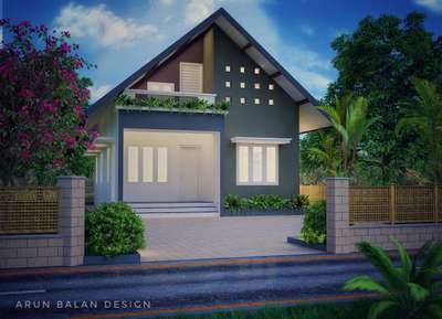 Small Home Design 3D View. any Enquiry 9961701621
