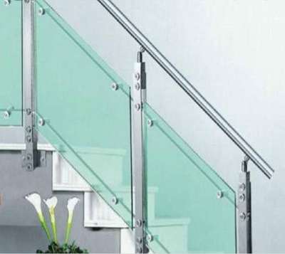 #ss railings  with glass