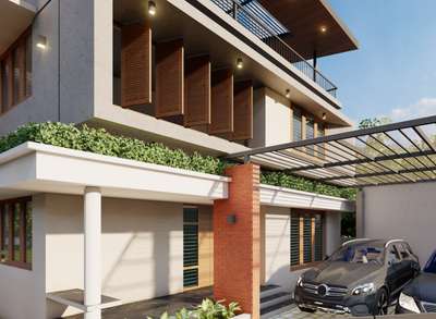 Residence @ Alathur
 #architecturaldesign #residencedesigns  #visualization #architectsinkerala #Palakkad #porch