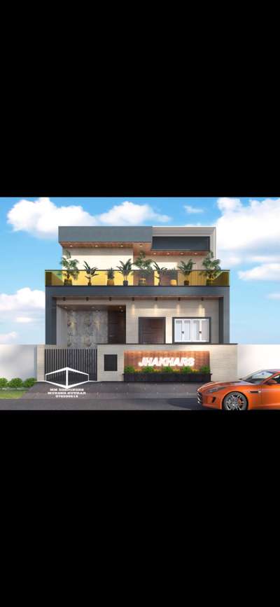 #3dhouse  
3d elevation design in labdhi nidhan society
