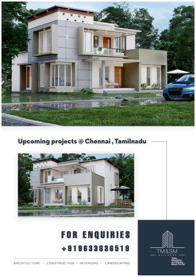 Upcoming projects@ chennai tamilnadu
TM AND SM BUILDERS PRIVATE LIMITED
More details contact 9633836519