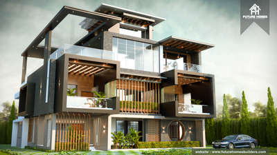 New Design.
 #KeralaStyleHouse #oldarchitecture #renderlovers #autodesk #MrHomeKerala #keralaarchitectures #kerala_architecture #indiadesign #exterior_Work
 #ContemporaryHouse #3storybuilding #moderndesign
