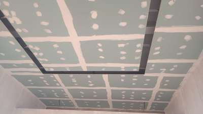 Gypsum ceiling, Grid ceiling,  Beading works, Cornice Works, Gypsum and Cement Board Partition works.