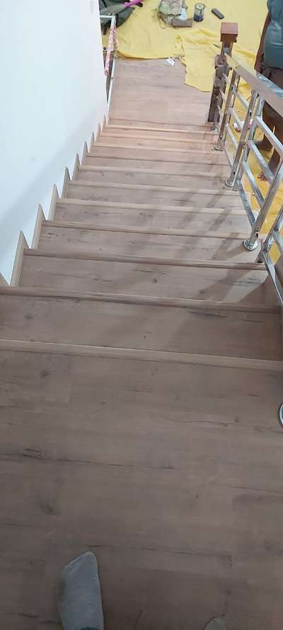 wooden flooring, step work