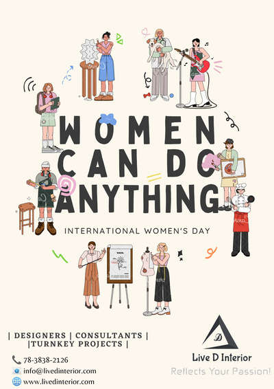 Women can do anything ✌ 

 #womenpower  #women  #InteriorDesigner  #Architectural&Interior