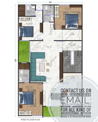 *Architectural planning & working *
In just 15 rs /sq.ft we are giving architectural planning according to vastu with proper furniture placement .Our scope of  works are,
1.Residential/ Commercial concept plan with interior layout.
we give this service till the finalization of the plan 
2. exterior 3d design 
3. all structural drawings which includes .
column layout & reinforcement details of columns and footings ,center line layout, plinth & roof beam layout and details.
4. working plan ( wall specification)
5.Drainage line and plumbing layout.
6. Roof and wall electric layout.
7. Site visit as per required