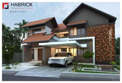 2800sqft 4bhk @ Palakkad  #modern kerala home #modern home design