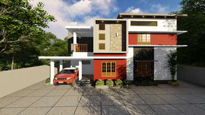 #HouseDesigns 
 #exterior_Work 
 #modernhouse  
 #ContemporaryHouse