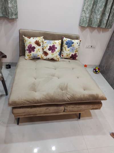 2 side fold sofa cum bed.
We are manufacturer of modular kitchen and luxury furniture and also we do interior turnkey project.  #nifinterior