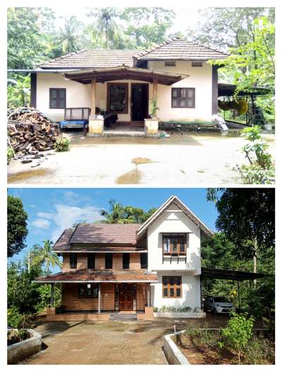 Our home renovation. approximately 40 lakhs ( It was possible by reusing old materials ) #budgethomes #HouseRenovation #renovations #renovatehome #MAKEOVER #colonialvilladesign