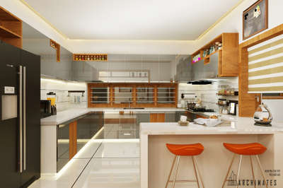 kitchen design #KitchenIdeas  #LargeKitchen  #ModularKitchen  #KitchenInterior