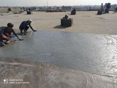 factory  roof  waterproofing 
with protection  cot