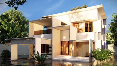 Residence proposed design.
 #keralaarchitectures  #KeralaStyleHouse  #keralahomeplans  #keralahousedesigns  #3d #3drending  #SmallHomePlans  #FloorPlans #exteriordesigns  #ElevationDesign