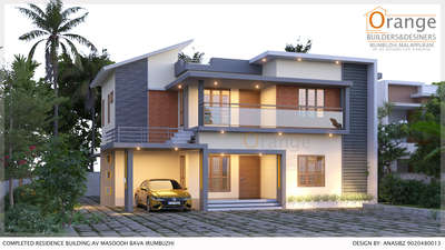 completed residence 2000sqft 4BHK at irumbuzhi malappuram  #merado  #orange builders&designers  #Malappuram