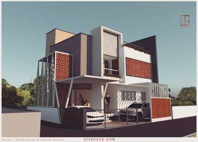 residence Design for Mr. eldo @ kakkanad #ContemporaryHouse #modernhome