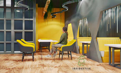 Food outlet 3d view 
#3dsmax 
#3d 
#InteriorDesigner 
#Architectural&Interior 
#visualization 
#interiordecorating
