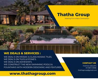 if somebody want to decorate your yard or lawn with swimming pool or fountain...feel free to discuss us : 98111-39186

 #thathagroup  #swimmingpoolconstructionconpany  #swimmingpoolwork  #swimmingpoolcontractor  #swimmingpoolbuilders