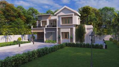 home design...
.
.
. #HouseDesigns #ContemporaryHouse #KeralaStyleHouse
