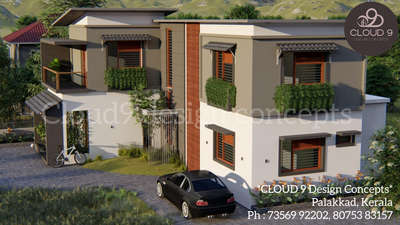 newproject  #3DPlans  #3delevationhome  #ContemporaryDesigns  #exterior3D  #4BHKHouse  #economic_3d_designs