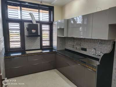 acrelic shutters and hettich Hardware modular kitchen