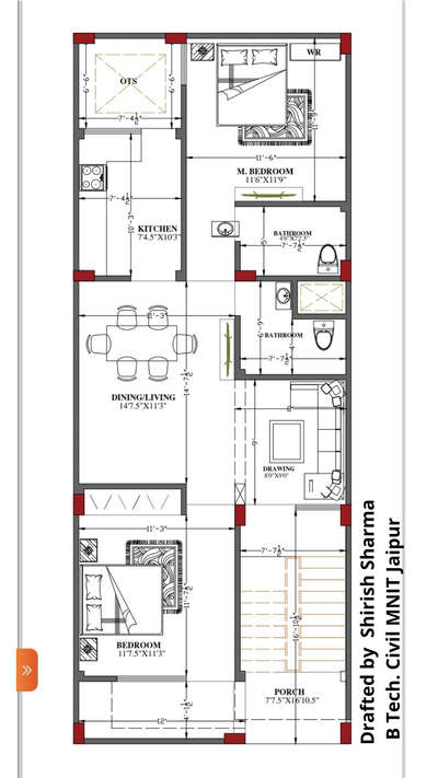 New villa @ Sanganer, Jaipur.
Price-30000/-
Architecture Plan
Front Elevation
Structure Drawings
10 Visits in Jaipur
 #villaproject #HouseDesigns #SmallHomePlans #NorthFacingPlan #architecturedesigns #SmallHouse #HouseConstruction #CivilContractor #ContemporaryHouse #vasthuconsulting