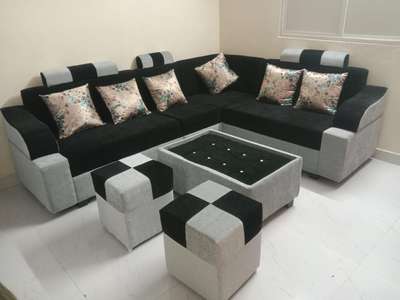 Sofa + paffi + tipoo Corner 
Sofa  set BRAND NEW BEst sofas  for ...   Super Cushin Warks 

 Nomber . 6386696479