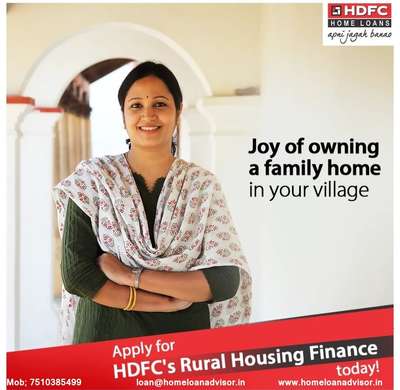 We are the Pioneers of Housing Finance in India. Because Dreams, Growth and Progress begin at home!

#Homeloanadvisor
www.homeloanadvisor.in
loan@homeloanadvisor.in
7510385499