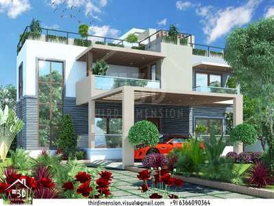 Residential building 3d view  #exteriordesigns  #3dview  #3drenders