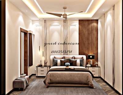 master Bedroom is ready to Execution. 
do contact us for more details. 
follow Ig Id -  gnest_interiors_official

greater Noida. 
 #WardrobeDesigns #wallpannel #KitchenRenovation #homeinteriordesign #interiorpainting #LivingroomDesigns #BathroomDesigns #walldesigner #creationarchites #Bed #sidetables #decu #pupaintfinish #LUXURY_BED #trendind #luxuaryrealestate #luxuryfurniture #carpets  #showcasedesign #noidadiaries #villainterior .