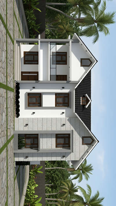 modern kerala house design  #kerala  #3d #exteriors #CivilEngineer