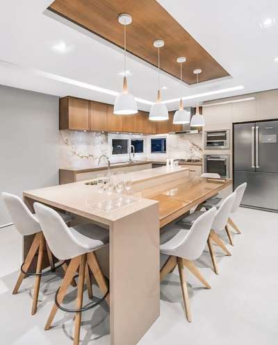 complete modular kitchen with dining table | Accentic interior more information please visit our website www.accenticinterior.in #trendig  #modernhome  #Architectural&Interior  #noida  #delhincr  #ghaziabad  #gurugram  #faridabad