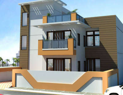 *Drawing work Planing and Elevation 3D*
G+1 floor plan, Elevation.