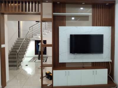 Partition with TV Unit