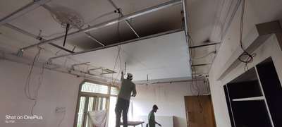 false ceiling work in Kanpur 
#FalseCeiling #GypsumCeiling #popceiling #site