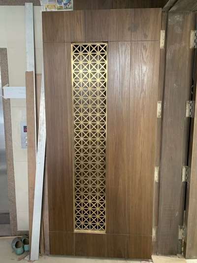 Latest jali doors design .