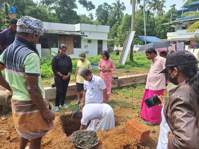 Foundation laying ceremony at Kalady