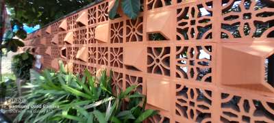 beauty of mud jali compound wall designs
just a click from meenangadi wayanad  
 #WaterProofings 
 #epoxytables 
 #epoxyflooring