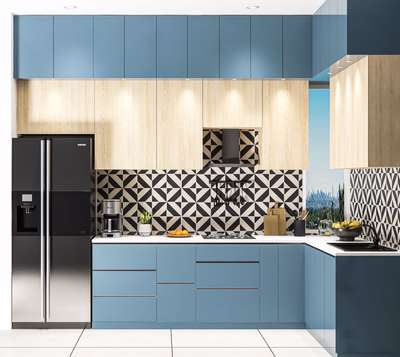 kitchen design 
 #ClosedKitchen  #InteriorDesigner  #kitvhendesigner  #LShapeKitchen  #ModularKitchen