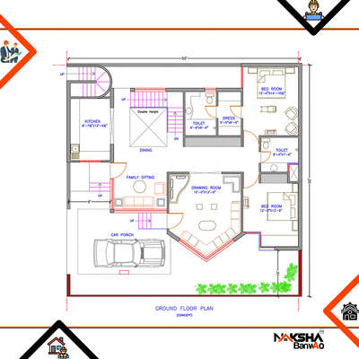 Design your home at affordable prices
For More Information Contact:

📧 nakshabanwaoindia@gmail.com
📞+91-9549494050
📐Plot Size: 50*50

#homesweethome #housedesign #sketch #realestatephotography #layout #modern #newbuild #architektur #architecturestudent #architecturedesign #realestateagent #houseplans #arch #homeplan #luxury #spaceplanning #nakshabanwao