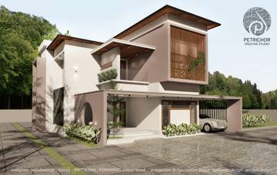 Contoporory house design #kerala #architecturedesigns #InteriorDesigne #modernhome #ContemporaryHouse