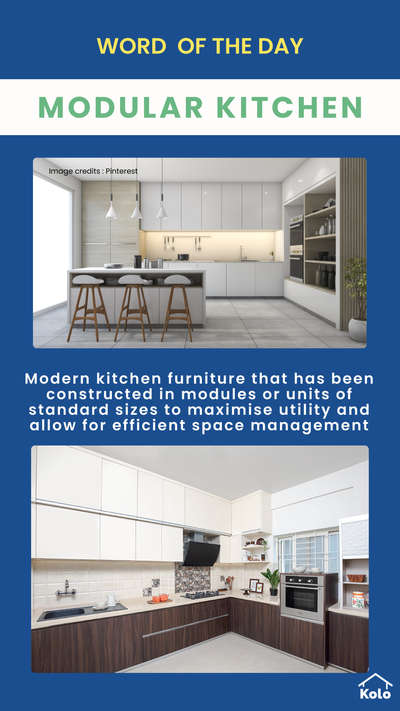 Today's construction word of the day - Modular Kitchen

Ever come across this term? 🤔

Learn new terms of home construction with our Word Of The Day series on Kolo Ed 👍🏼

Learn tips, tricks and details on Home construction with Kolo Ed 🙂

If our content has helped you, do tell us how in the comments ⤵️

Follow us on @koloeducation to learn more!!!

#education #architecture #construction #wordoftheday #building #interiors #design #home #interior #expert #koloeducation #wotd #kitchen #modularkitchen