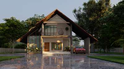 Steep slope roofed home
 #3d  #3D_ELEVATION  #moderndesign #architecturedesigns  #Architectural&Interior  #architecture  #3d_rendering #Designs  #HouseDesigns #ElevationHome  #keralaplanners #engineeringdesign #modernarchitect