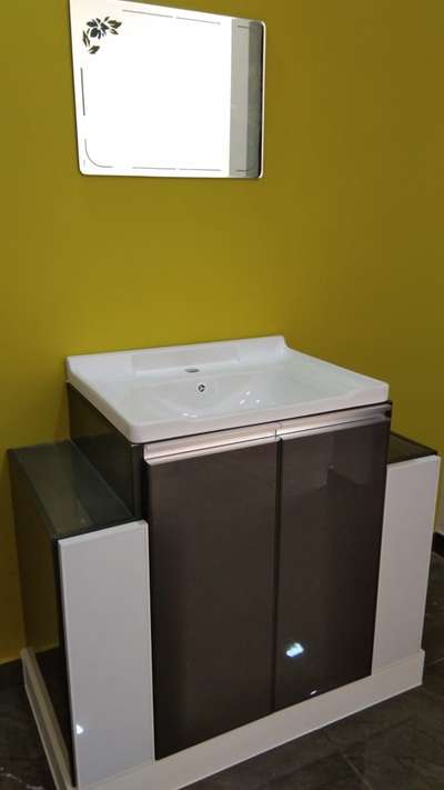 Aluminium washbasin cabin