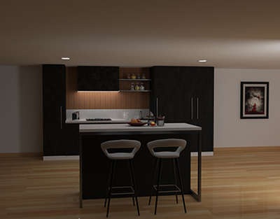 open kitchen