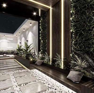 #LandscapeIdeas indoor garden design  #Interlocks  #IndoorPlants 🤟🤟