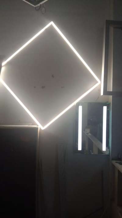 gypsum with led profile  lighting