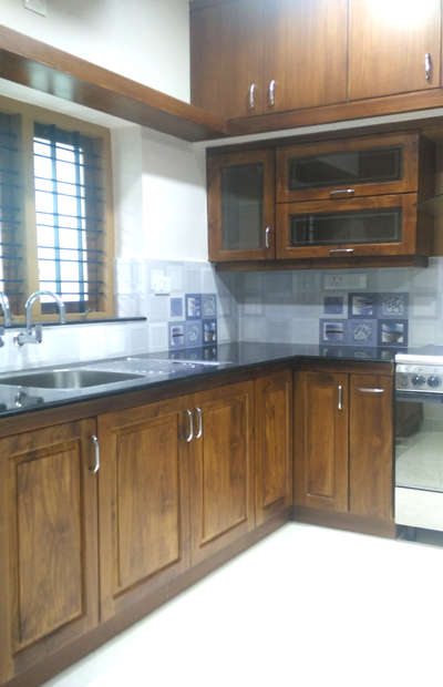 Kitchen, wooden cabinet