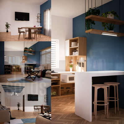 minimalistic Studio Apartment Design

 #KitchenIdeas  #Minimalistic  #modernminimalism  #bluekitchen  #blue #trivandram #contemporary
